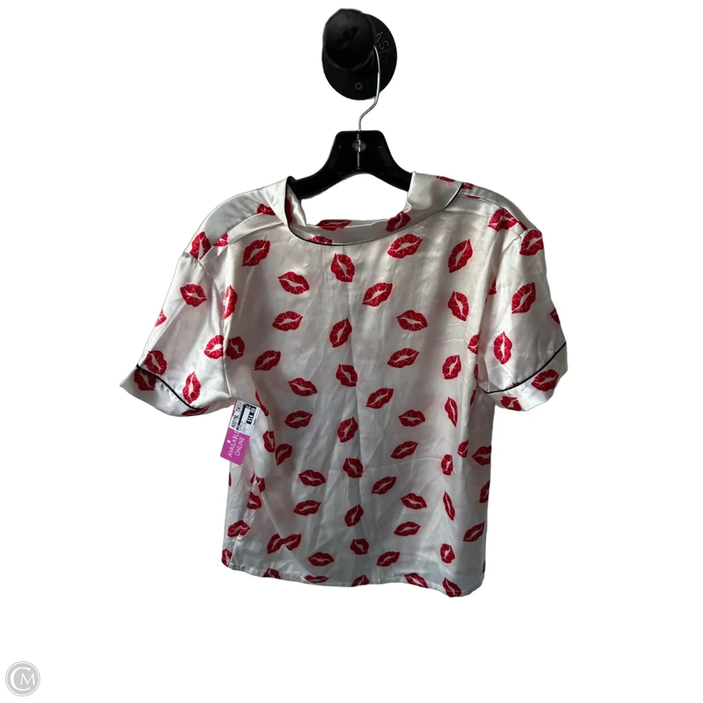 Pajamas 2pc By Cme In Red & White, Size: S