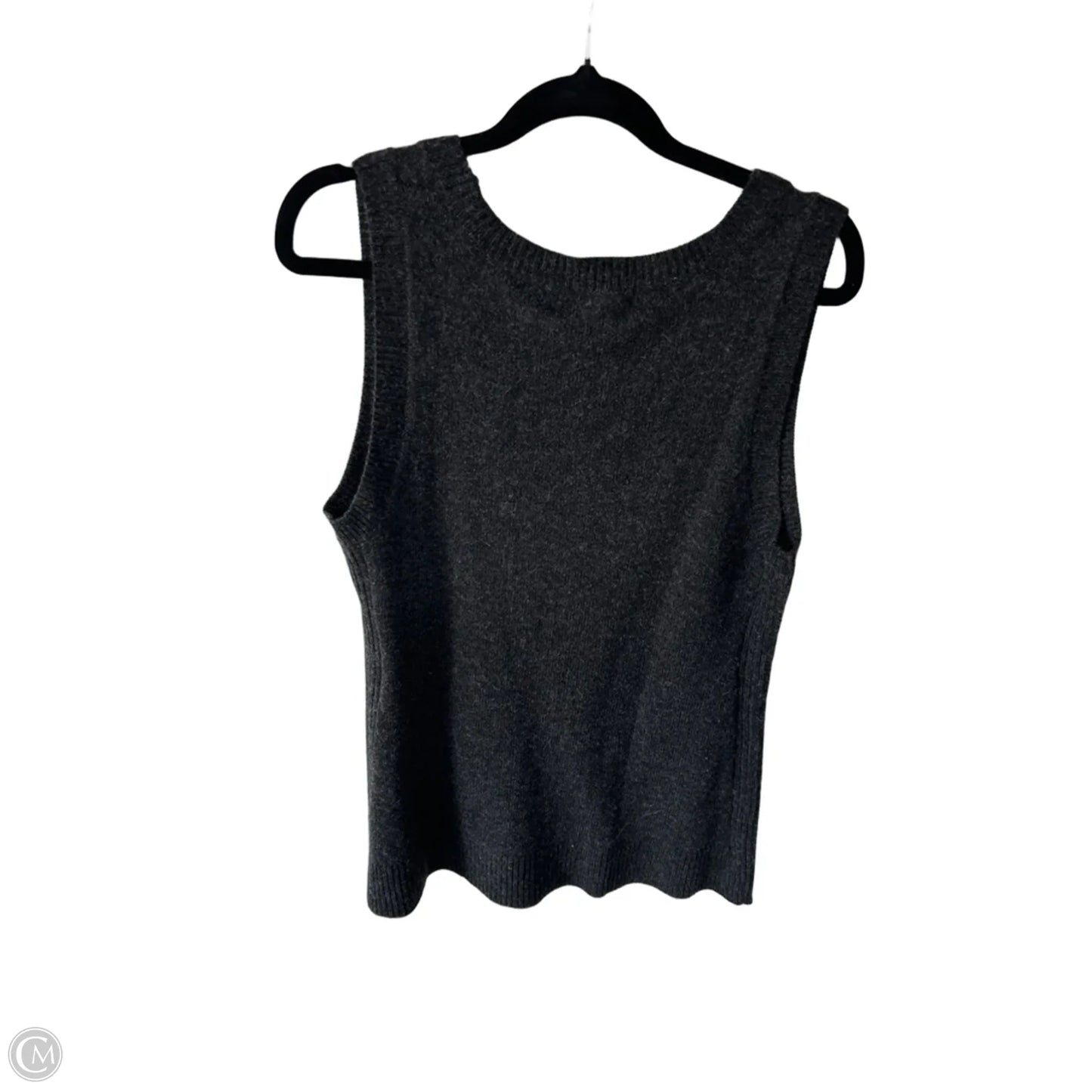 Vest Sweater By Cabi In Grey, Size: S