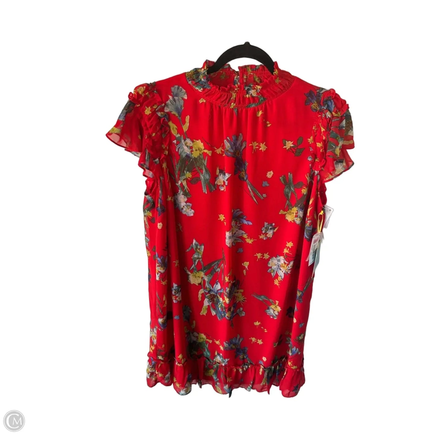 Dress Casual Midi By Cece In Red, Size: 1x