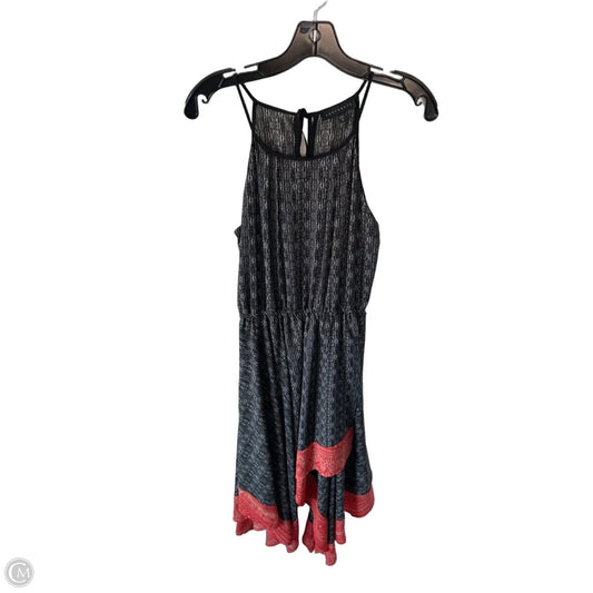 Dress Casual Midi By Sanctuary In Black & Orange, Size: S