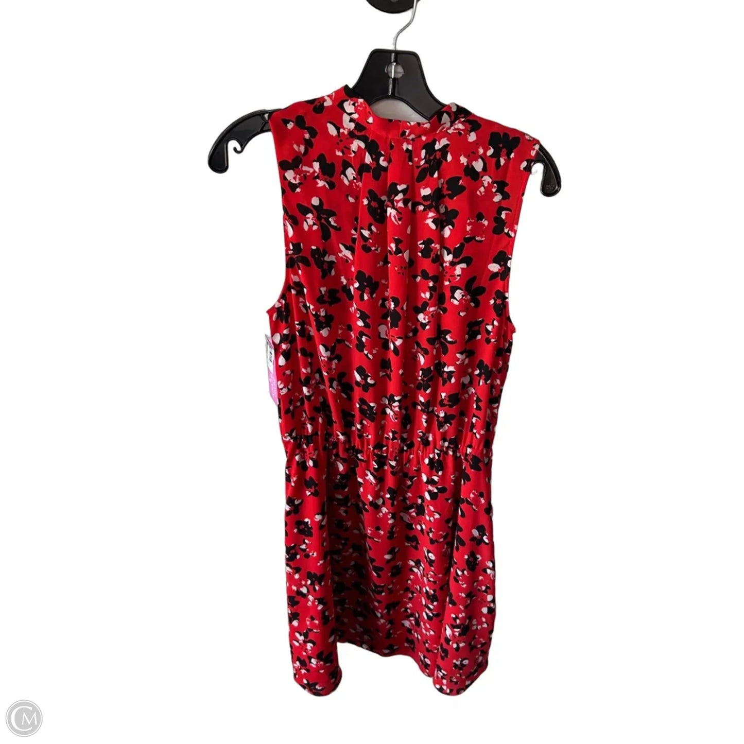 Dress Casual Midi By Banana Republic In Black & Orange, Size: M