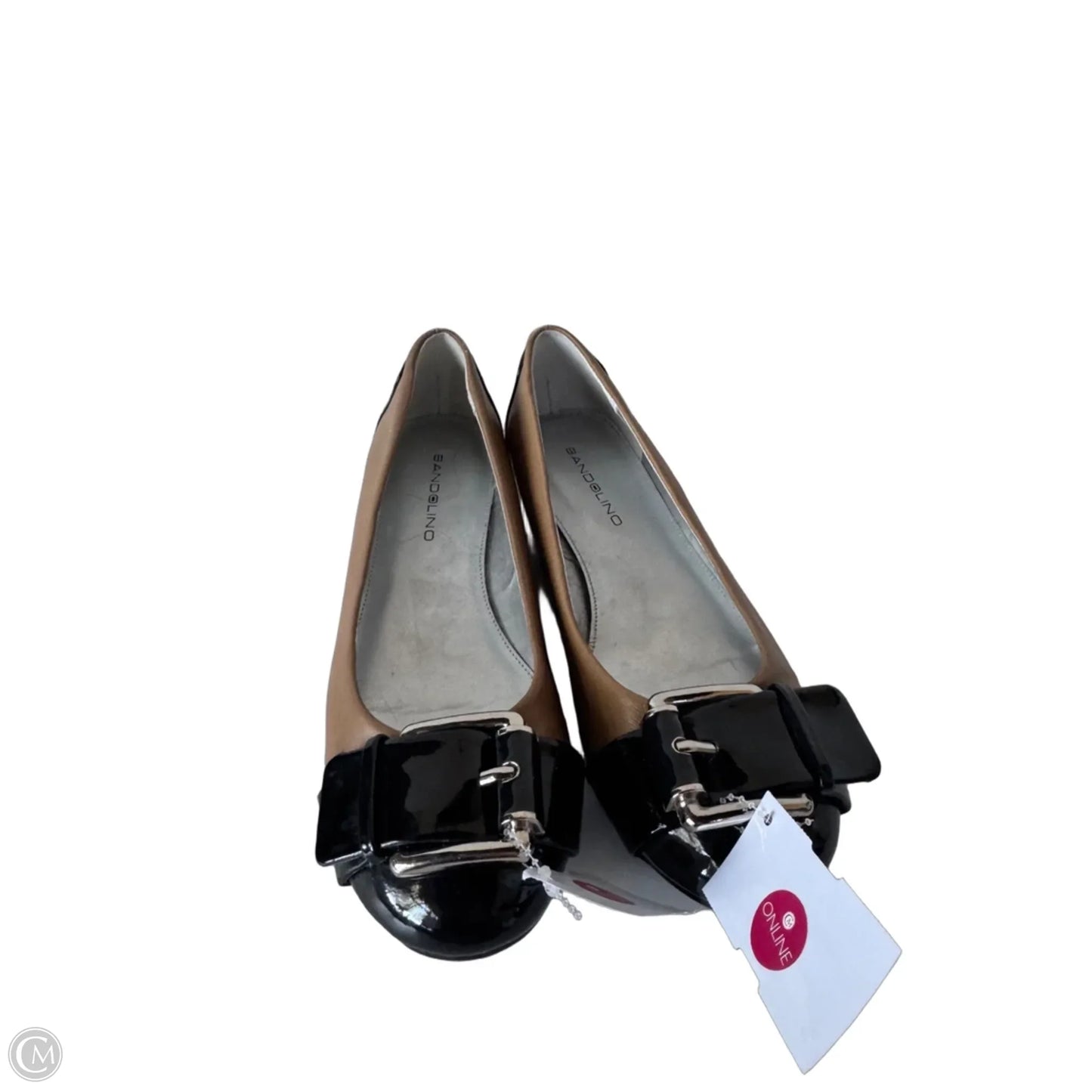 Shoes Flats By Bandolino In Black & Tan, Size: 8