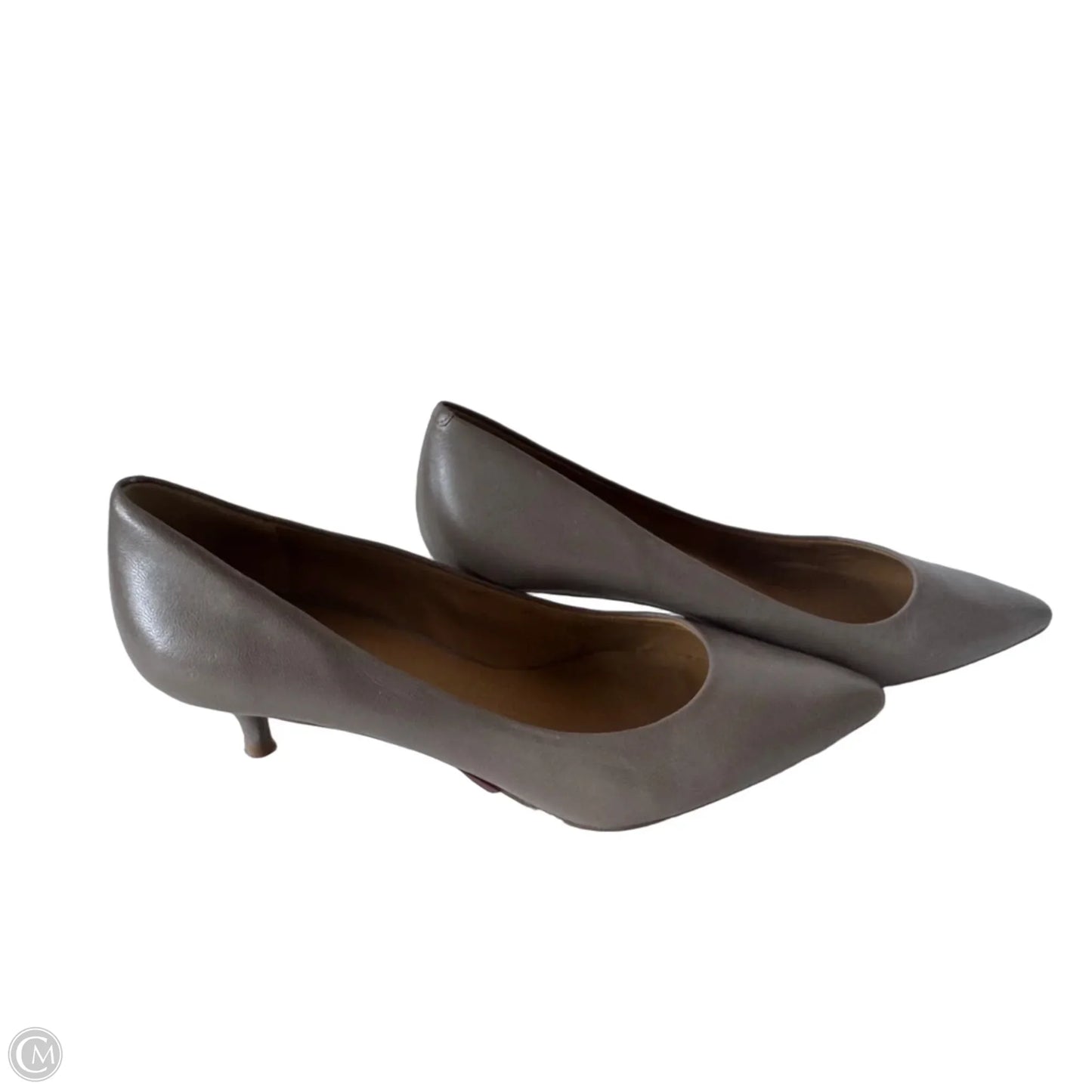 Shoes Heels Kitten By Nine West In Taupe, Size: 8