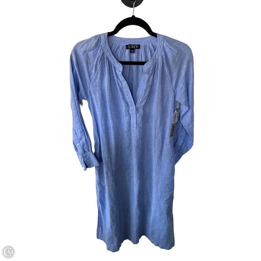 Dress Casual Midi By J. Crew In Blue, Size: Xxsp
