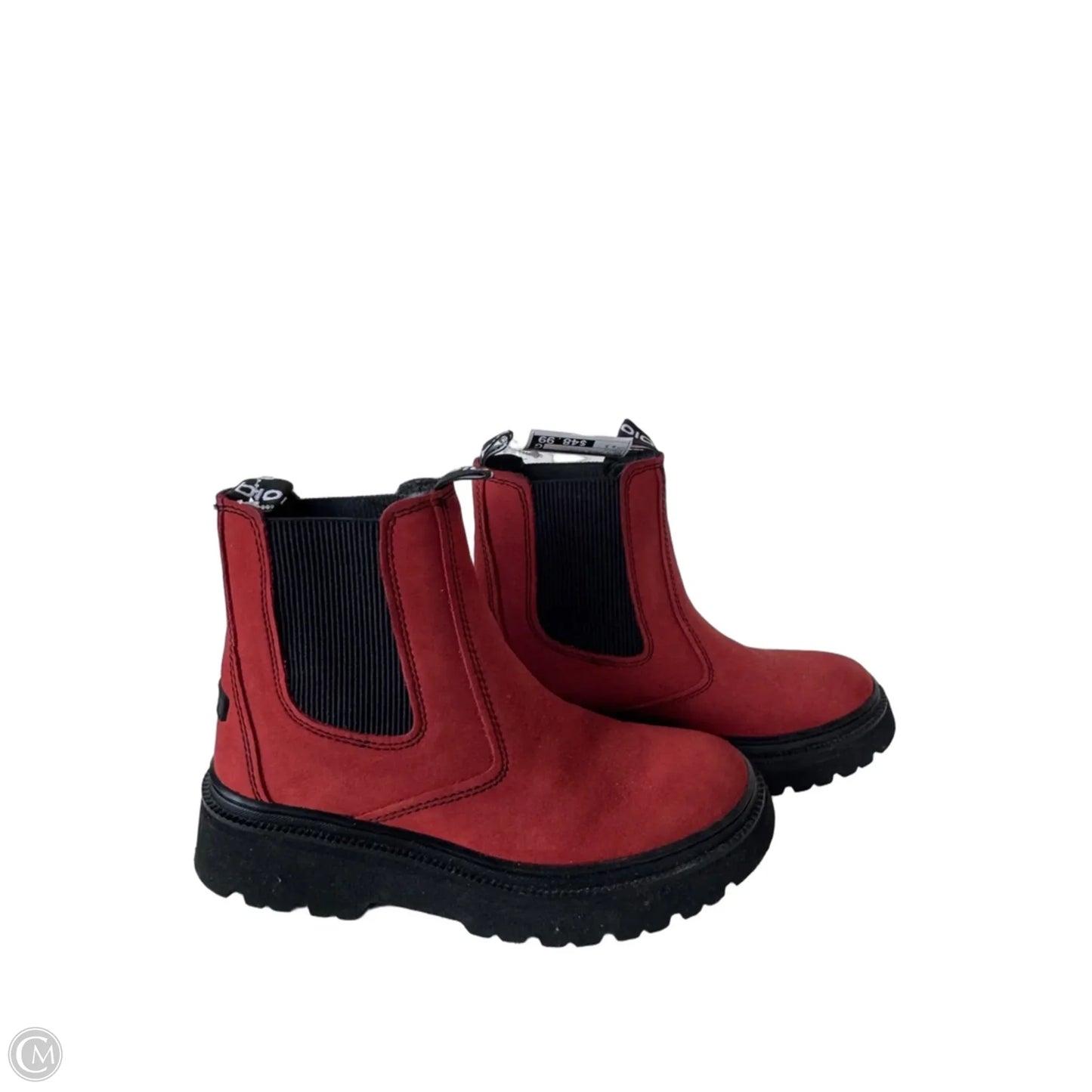 Boots Ankle Flats By Cmb In Red, Size: 8.5