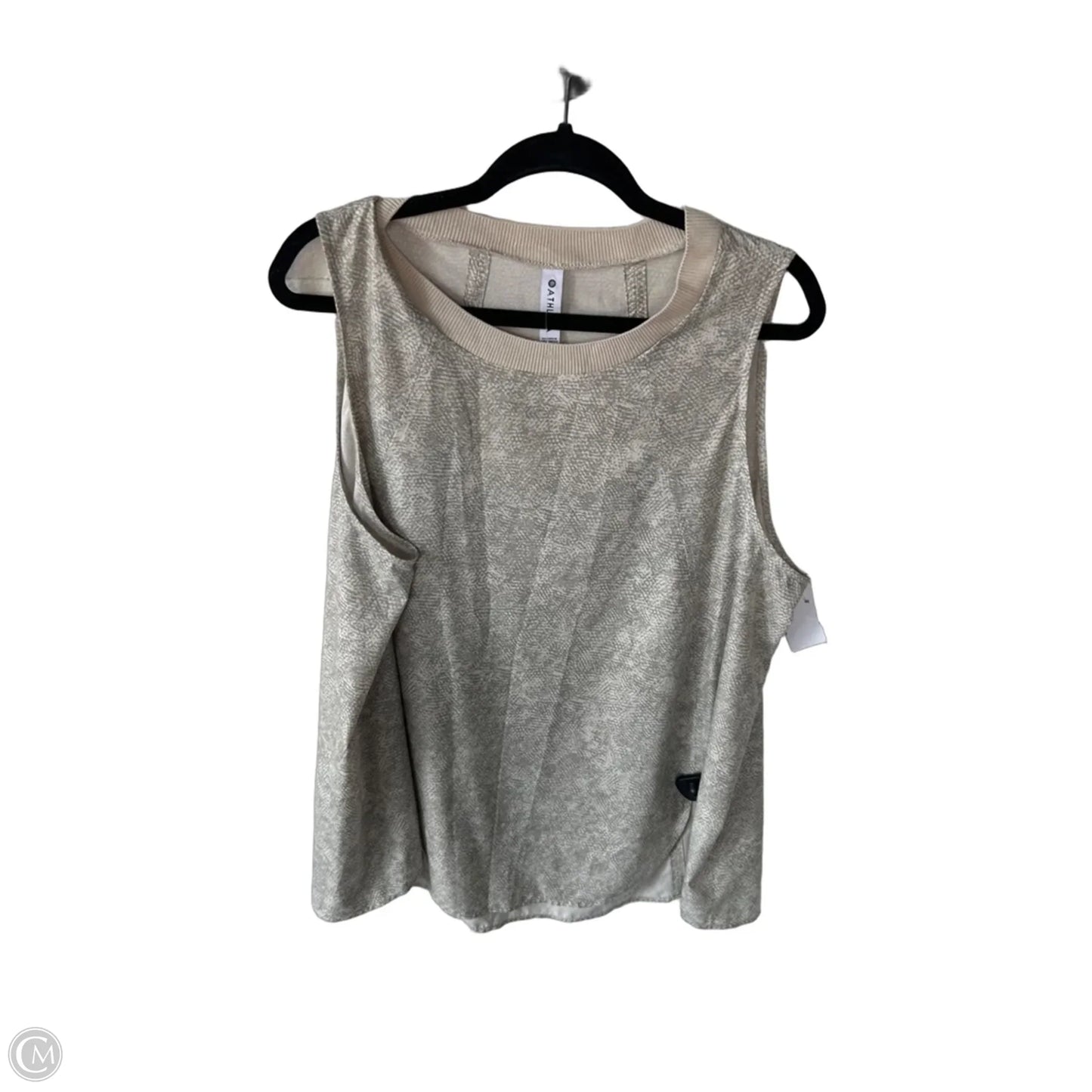 Athletic Tank Top By Athleta In Beige, Size: 2x
