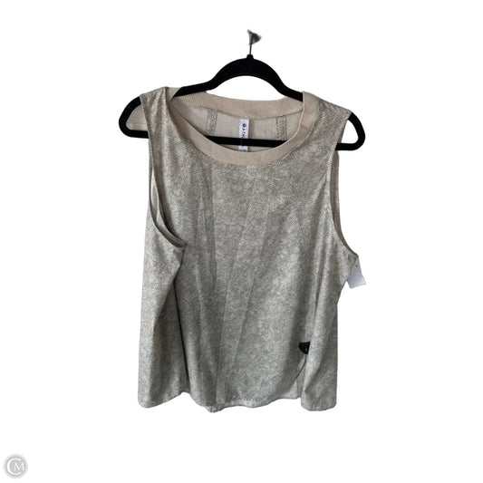 Athletic Tank Top By Athleta In Beige, Size: 2x