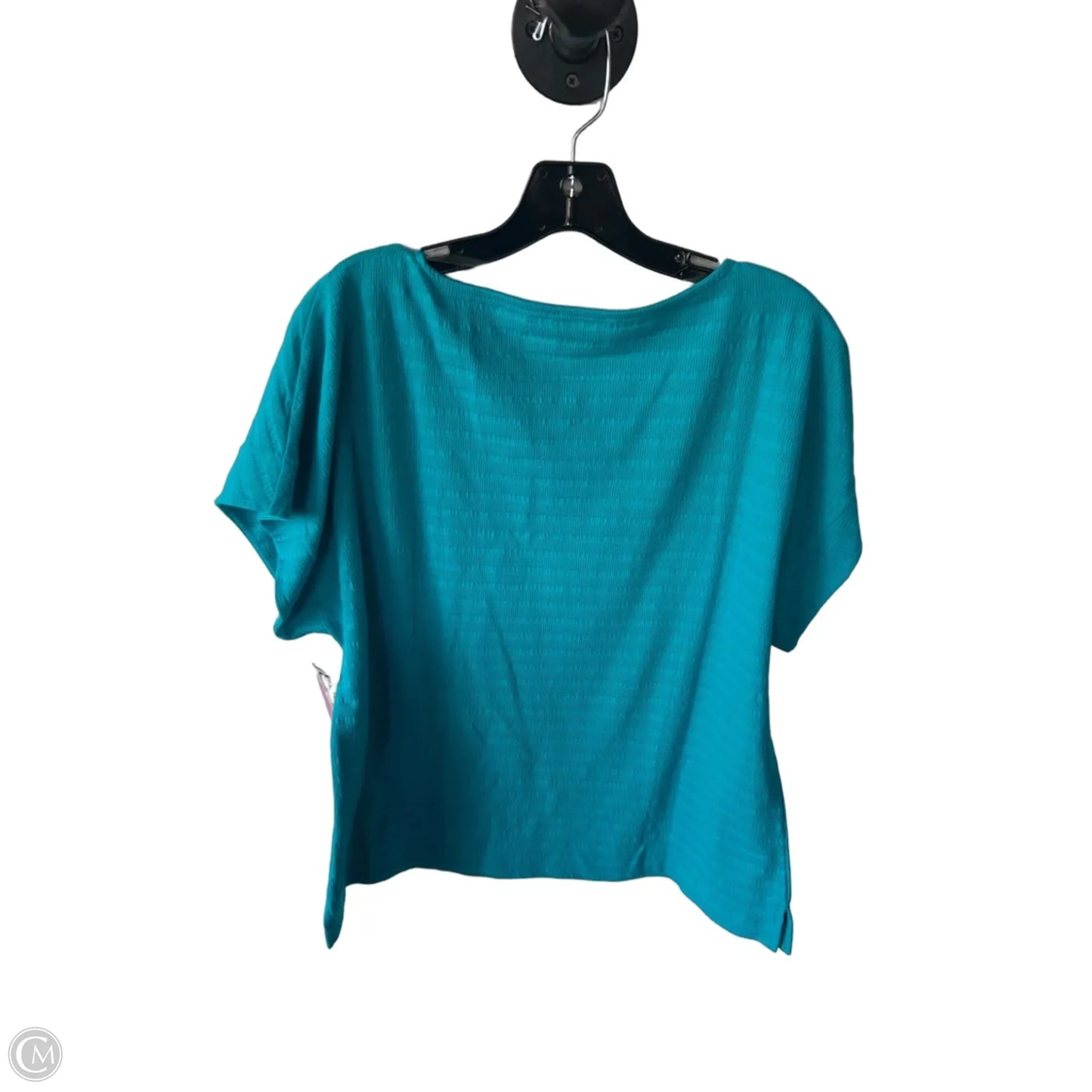 Top Short Sleeve By Chicos In Blue, Size: L