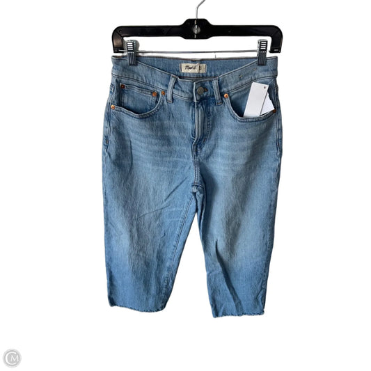 Jeans Wide Leg By Madewell In Blue Denim, Size: 6p