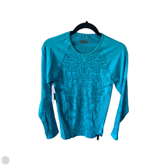 Athletic Top Long Sleeve Crewneck By Athleta In Blue, Size: M