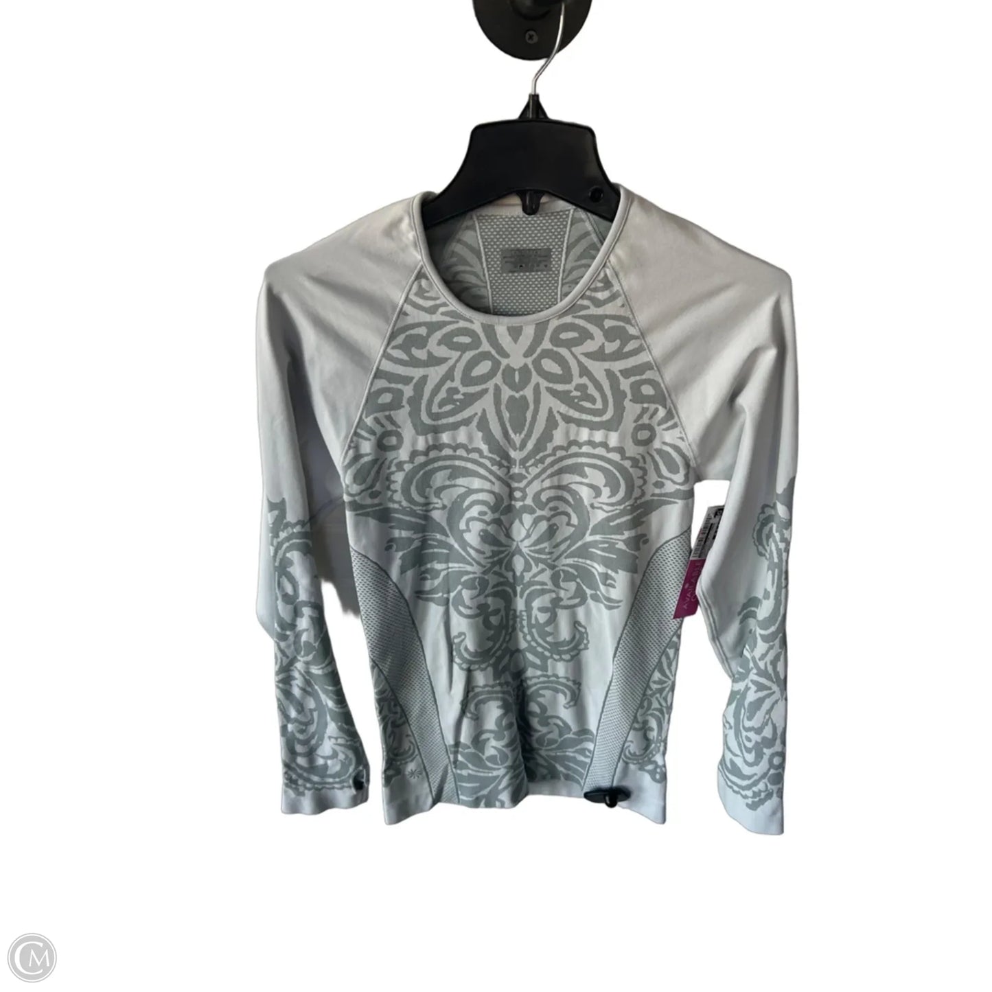 Athletic Top Long Sleeve Crewneck By Athleta In Grey, Size: M