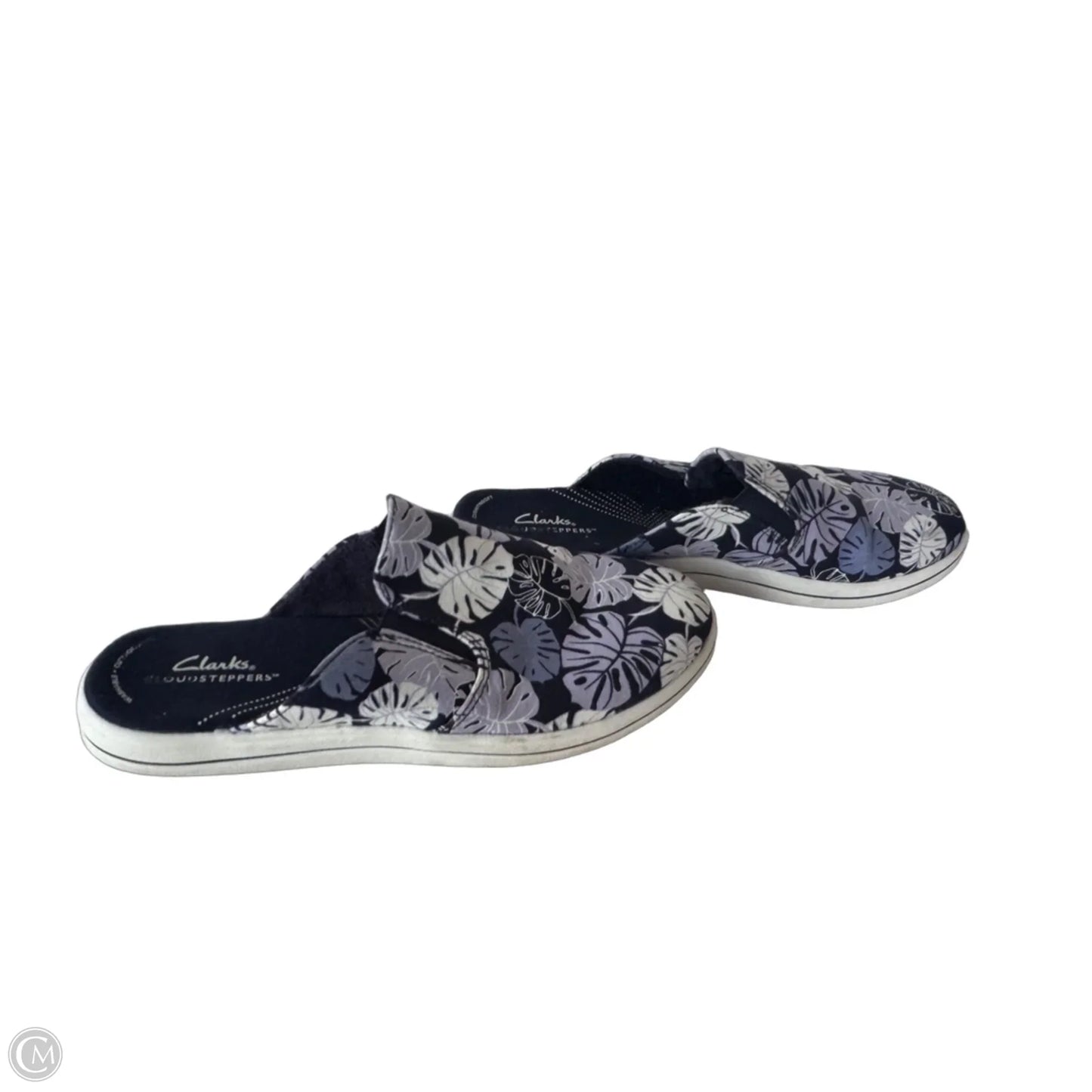 Shoes Flats By Clarks In Brown & Purple, Size: 9.5