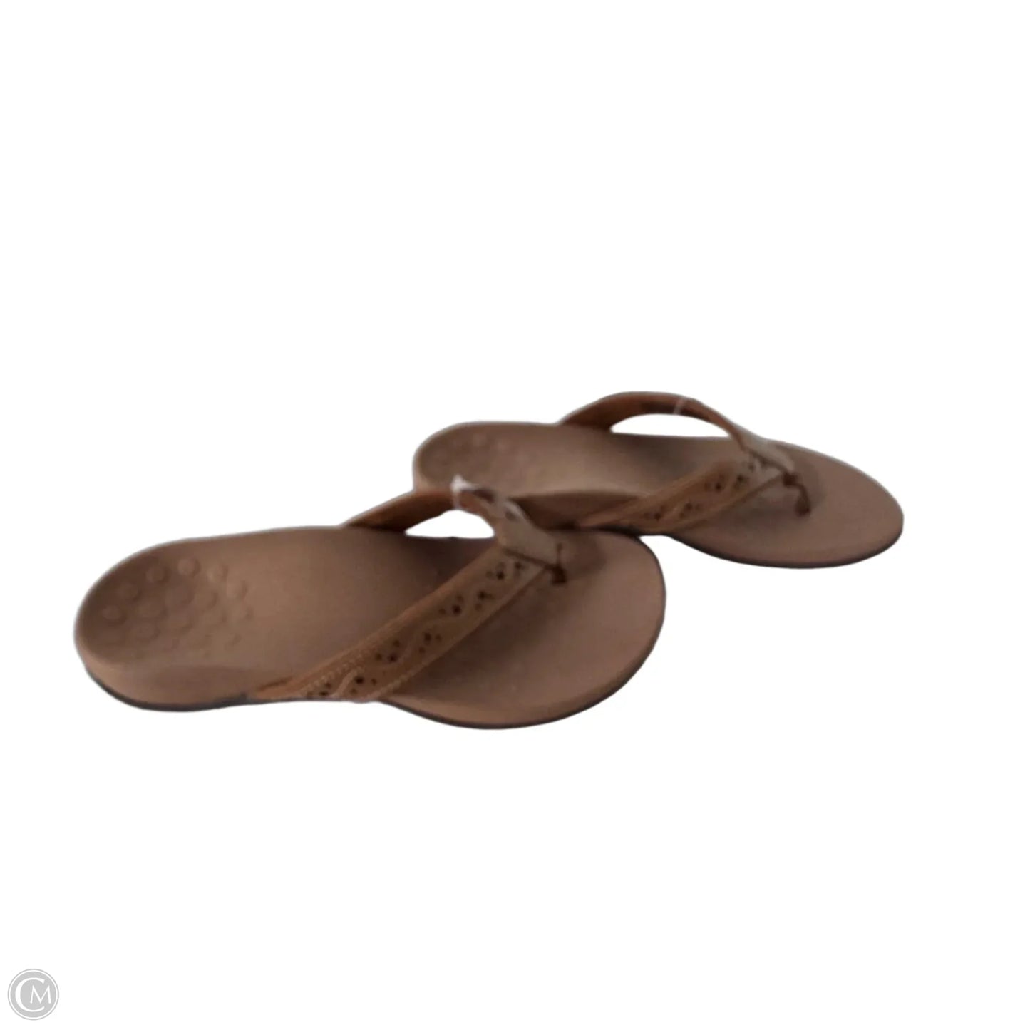 Sandals Flip Flops By Vionic In Tan, Size: 7