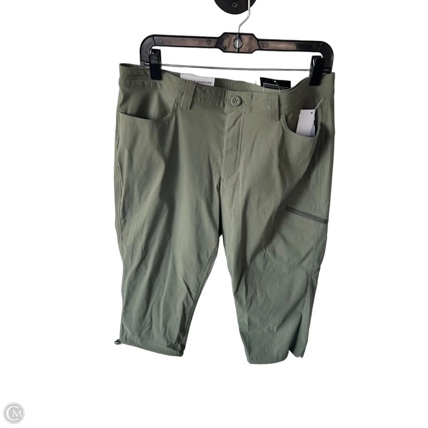 Capris By Eddie Bauer In Green, Size: 12