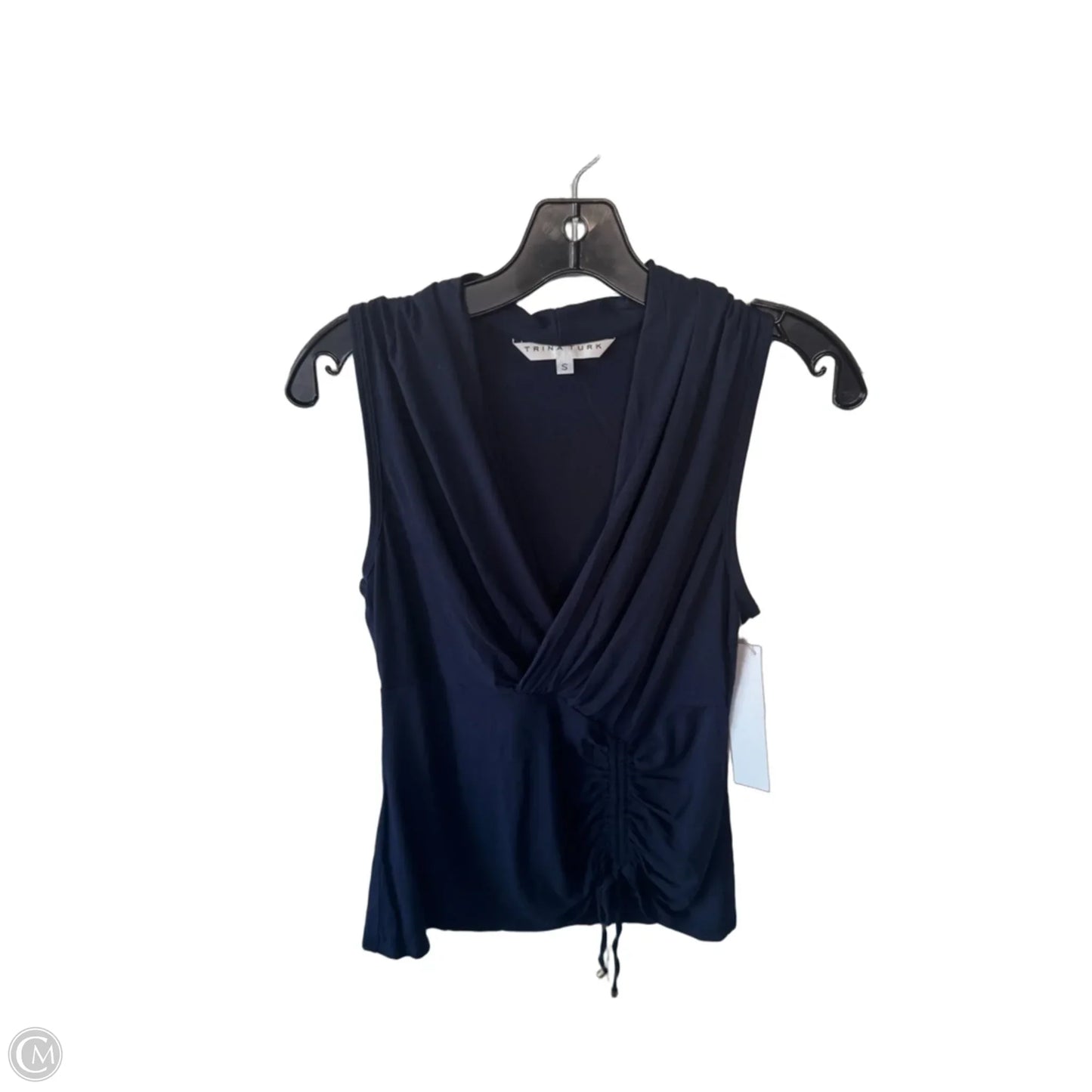 Top Sleeveless By Trina Turk In Blue, Size: S