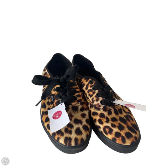 Shoes Sneakers By Vans In Black & Brown, Size: 7.5