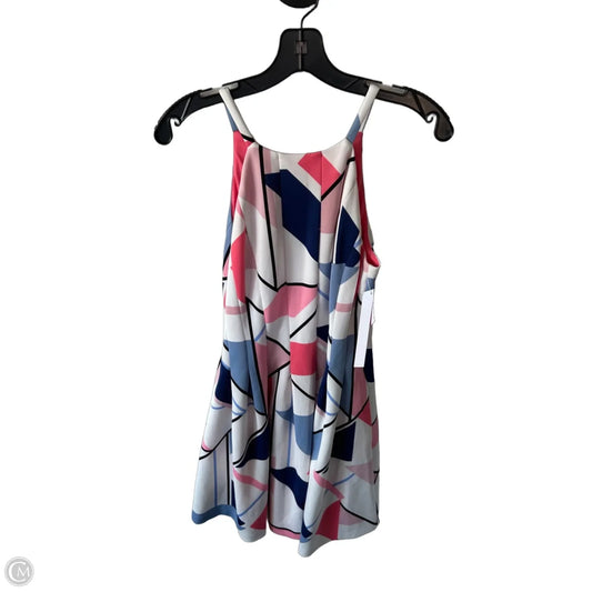 Dress Casual Short By Vince Camuto In Blue & White, Size: S