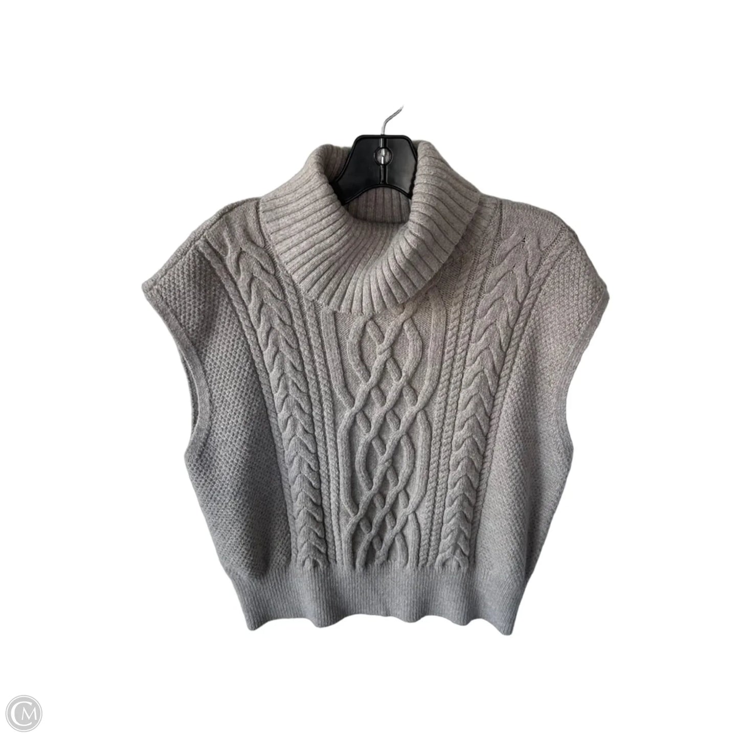 Vest Sweater By Express In Tan, Size: L