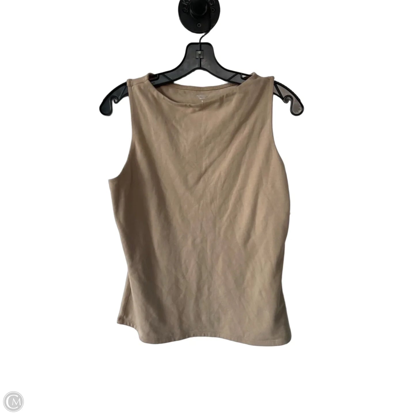 Top Sleeveless Basic By Express In Tan, Size: M