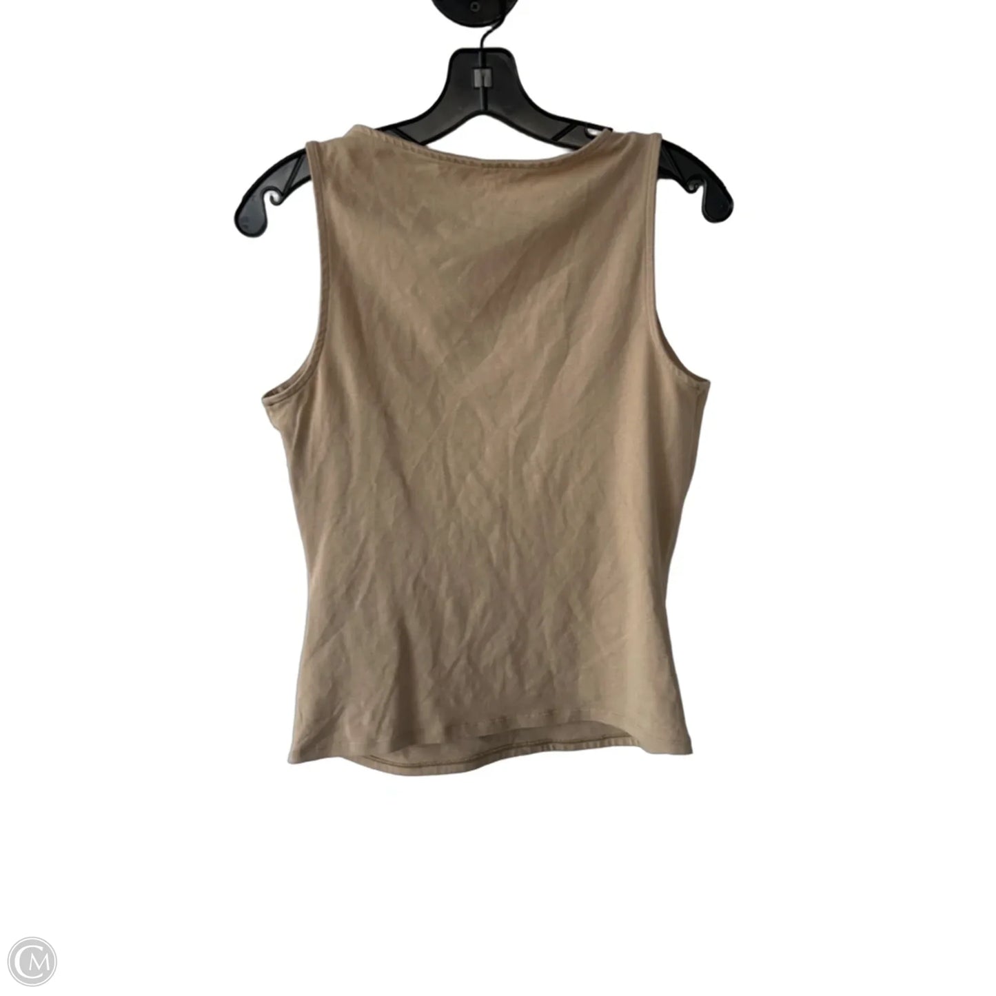 Top Sleeveless Basic By Express In Tan, Size: M