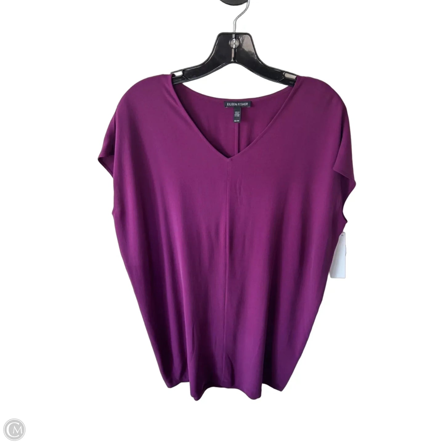 Dress Casual Midi By Eileen Fisher In Purple, Size: Xs
