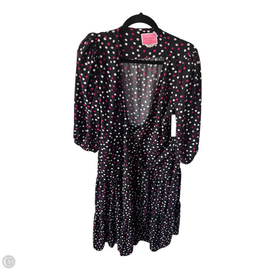Dress Designer By Kate Spade In Black & Pink, Size: Xl
