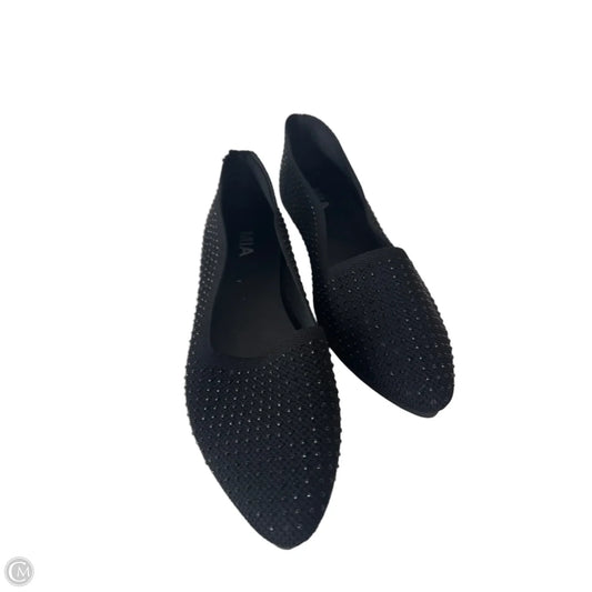 Shoes Flats By Mia In Black, Size: 9