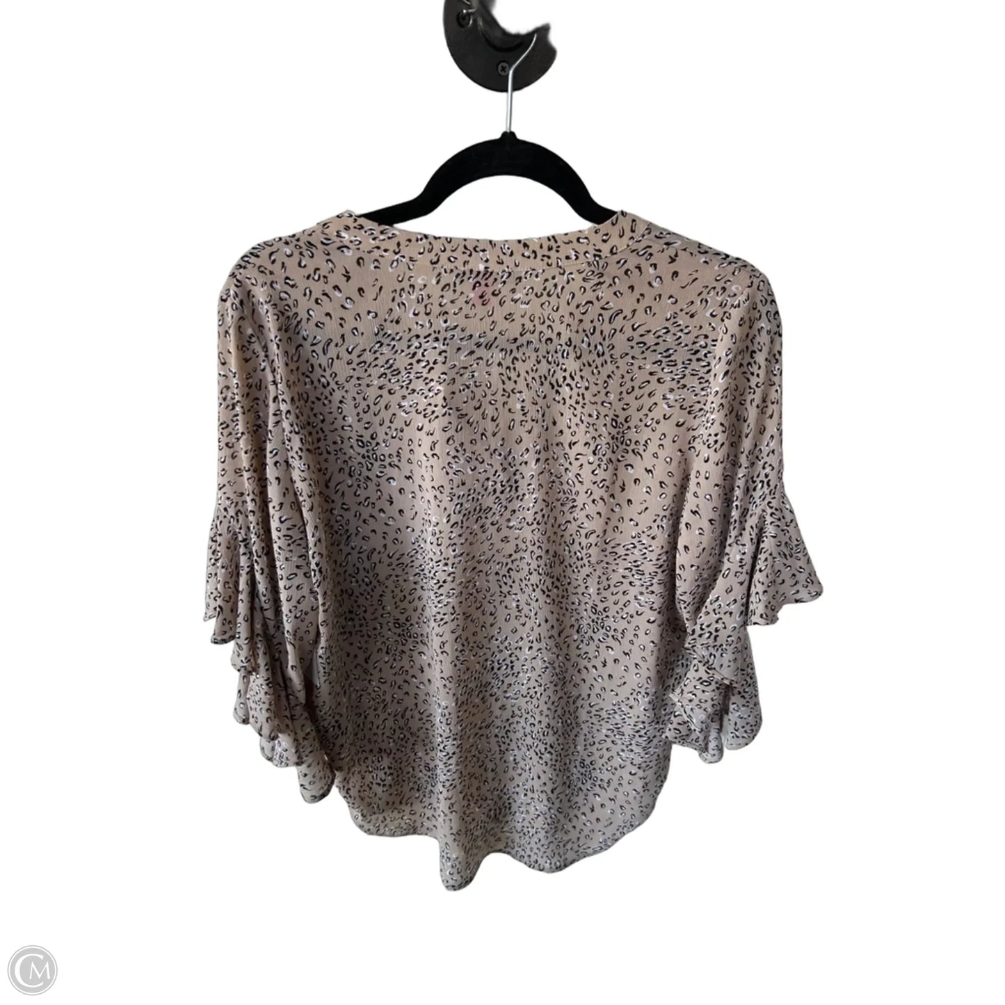 Top 3/4 Sleeve By Vince Camuto In Tan, Size: S