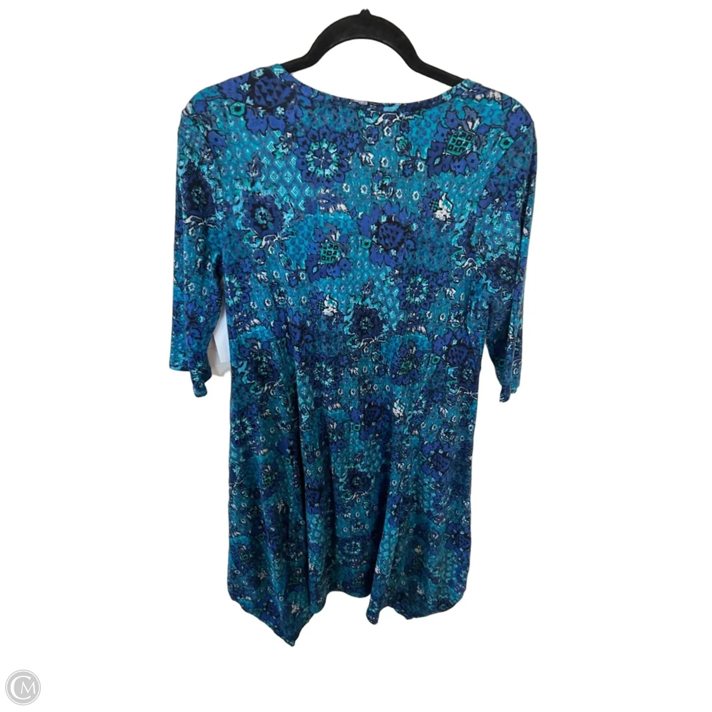 Dress Casual Midi By Habitat In Blue, Size: S