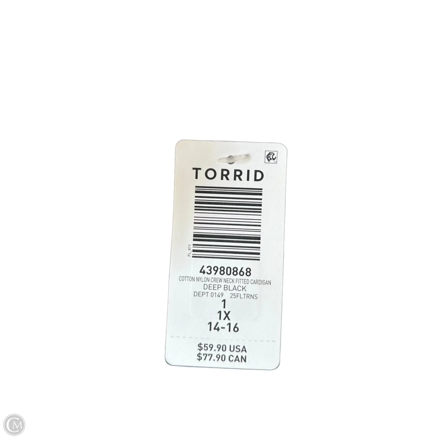 Sweater Cardigan By Torrid In Black, Size: 1x