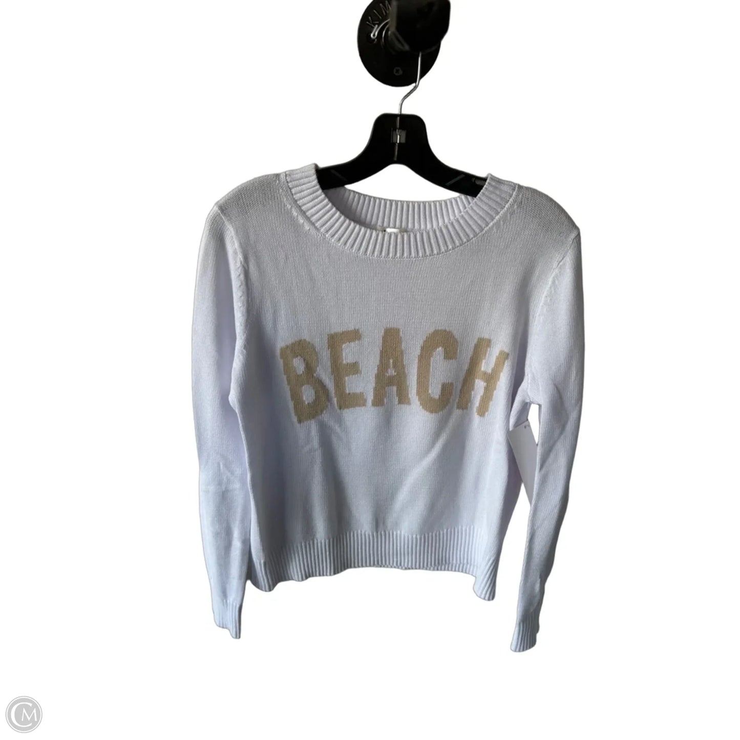 Sweater By Dylan In White, Size: S