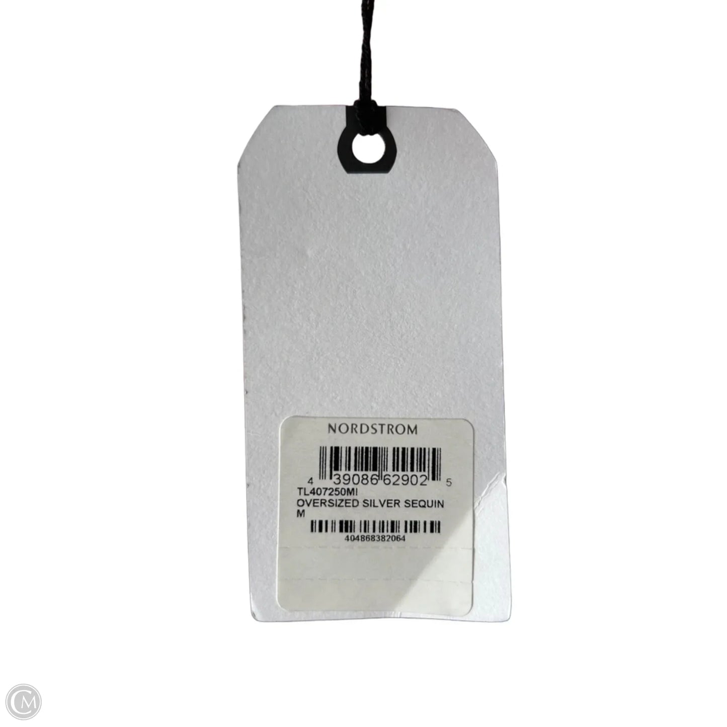 Top Sleeveless By Leith In Black & Silver, Size: M