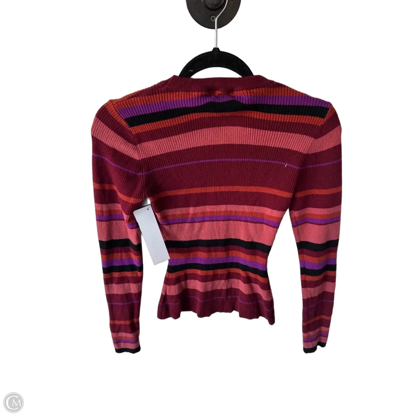 Top Long Sleeve By Evereve In Red, Size: Xs