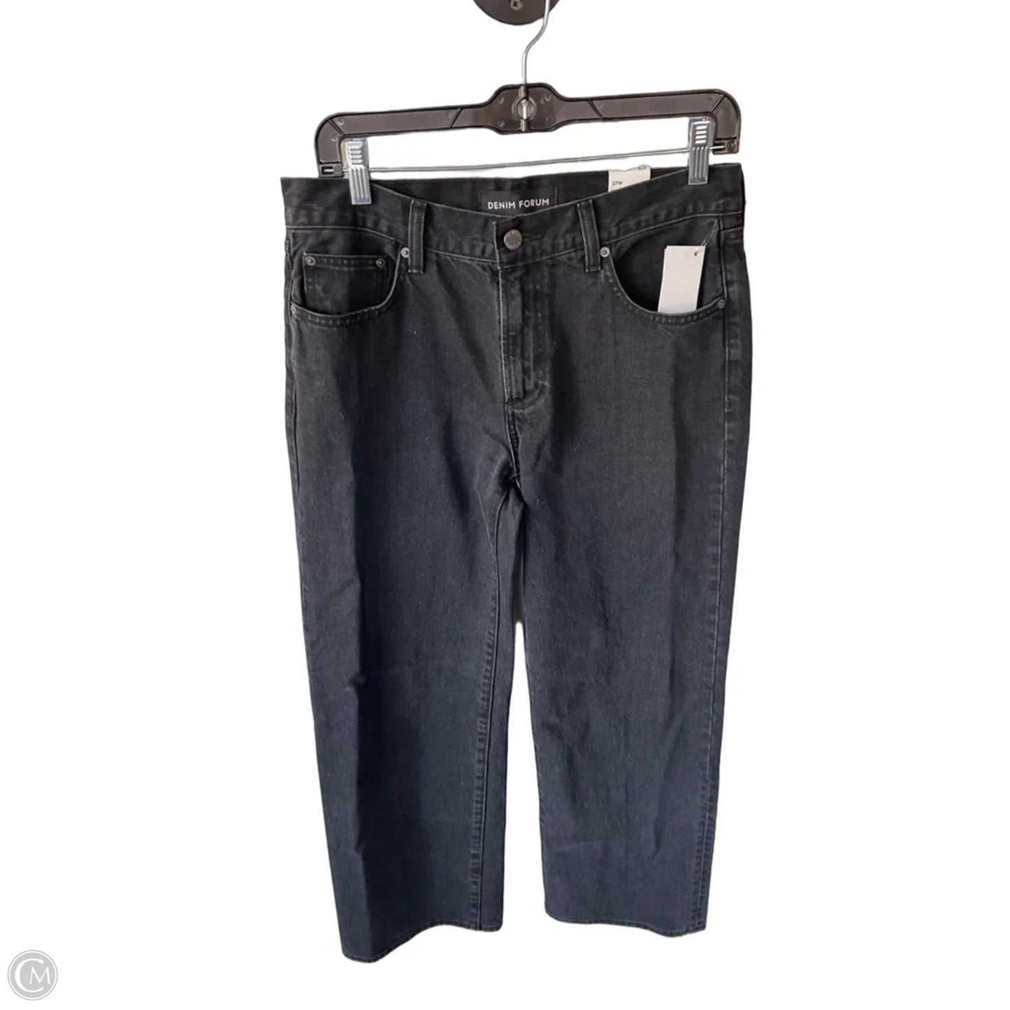 Jeans Wide Leg By Cmb In Black Denim, Size: 4