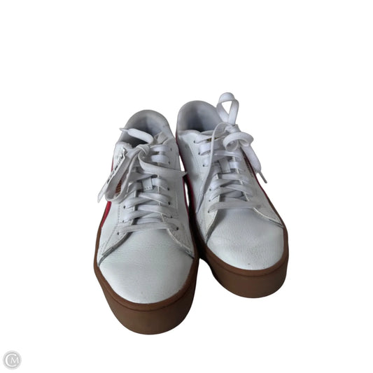 Shoes Sneakers Platform By Puma In Red & White, Size: 8