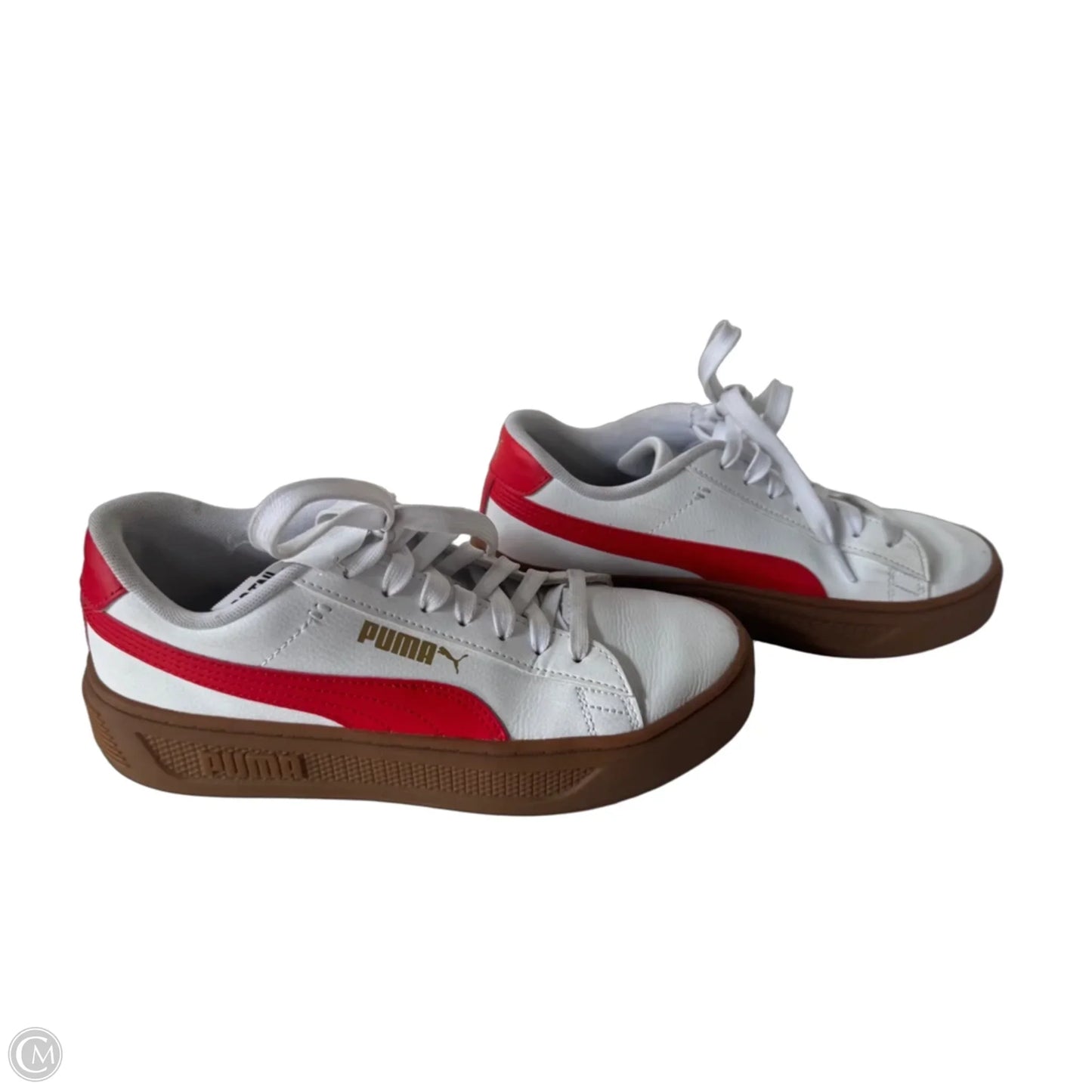 Shoes Sneakers Platform By Puma In Red & White, Size: 8