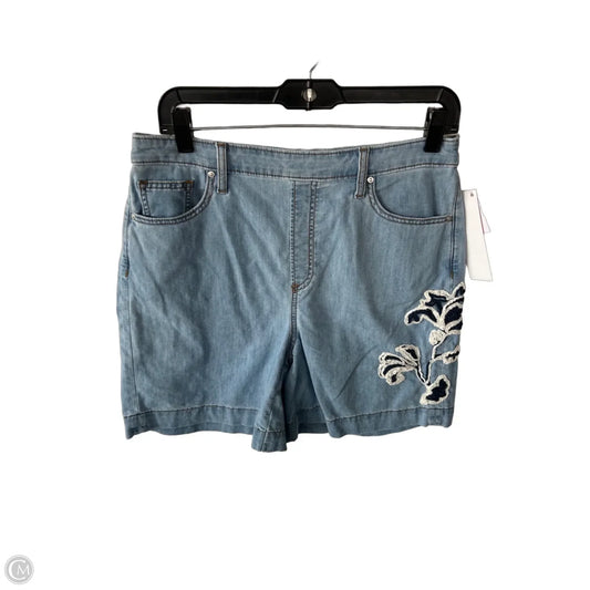 Shorts By Chicos In Blue Denim, Size: 8