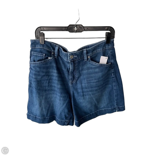 Shorts By Chicos In Blue Denim, Size: 10