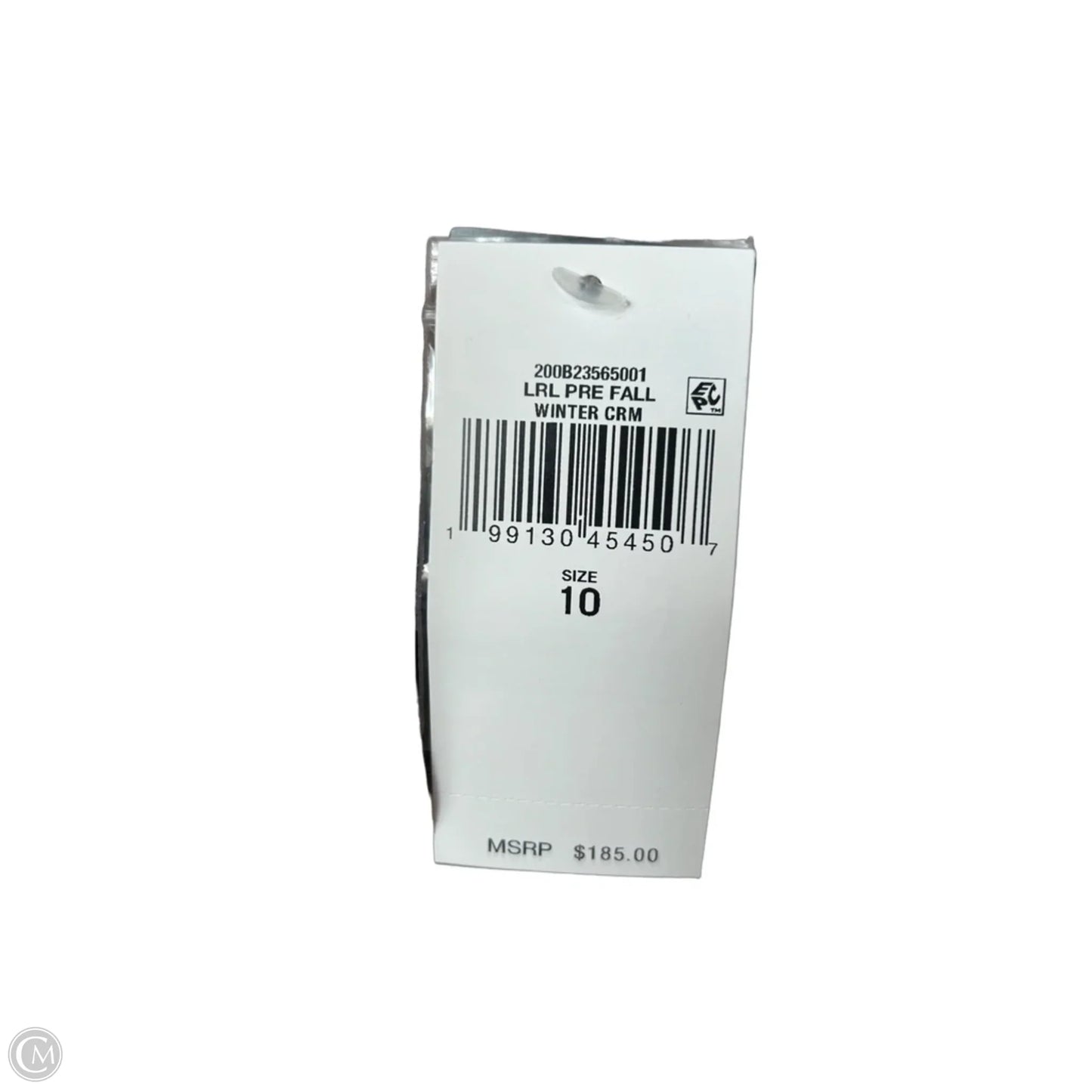 Dress Casual Midi By Lauren By Ralph Lauren In Cream, Size: M