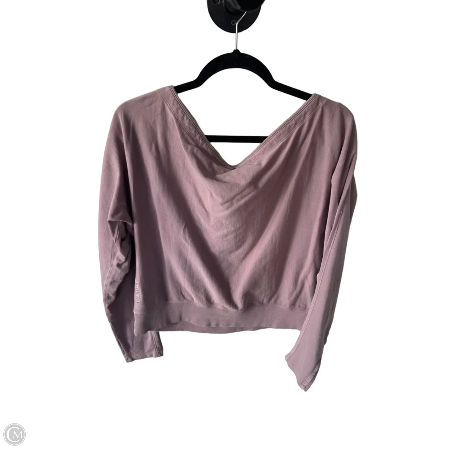 Athletic Top Long Sleeve Crewneck By Athleta In Purple, Size: M
