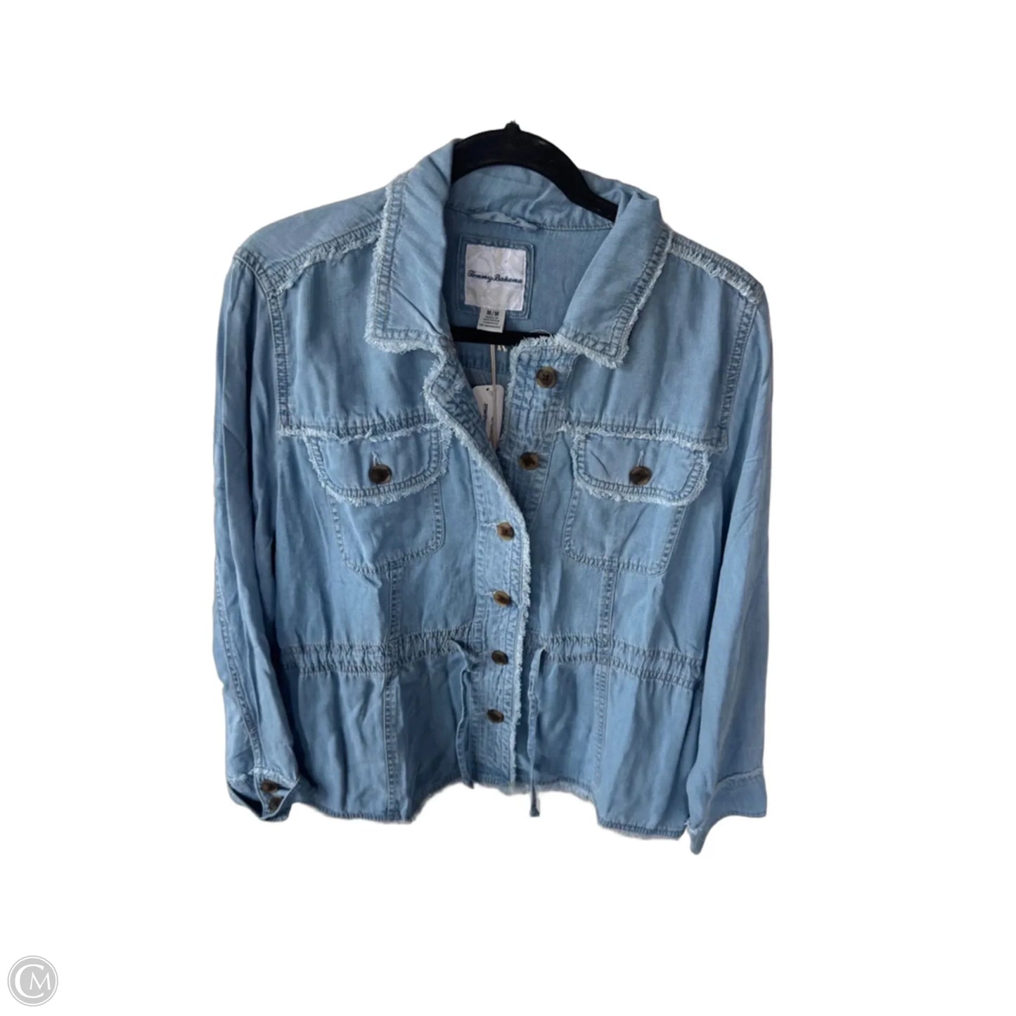Jacket Denim By Tommy Bahama In Blue, Size: M