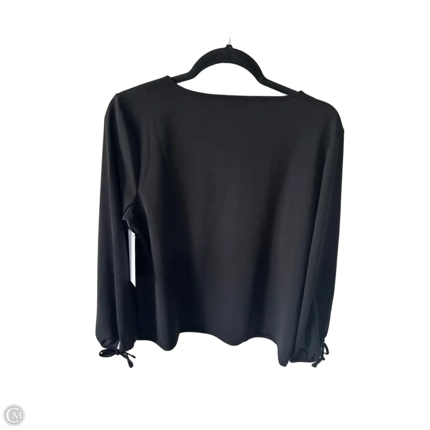 Top Long Sleeve By Talbots In Black, Size: L