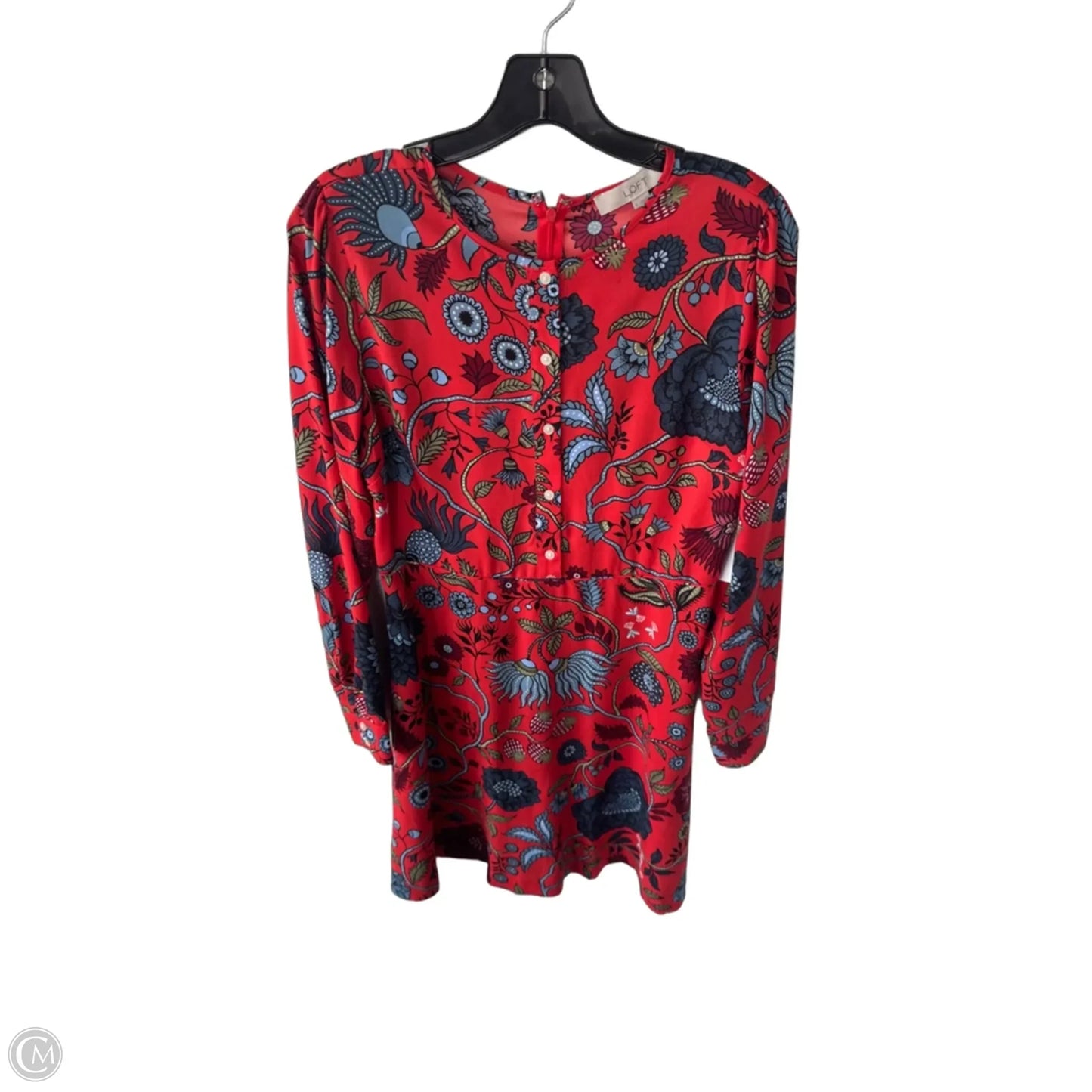 Dress Work By Loft In Red, Size: S
