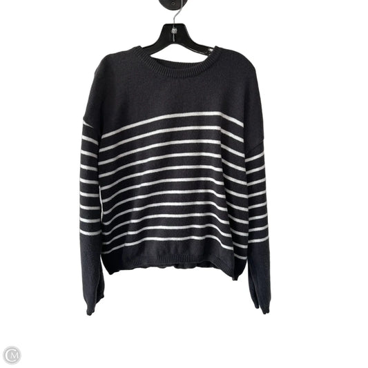Sweater By Cme In Grey & White, Size: Xl