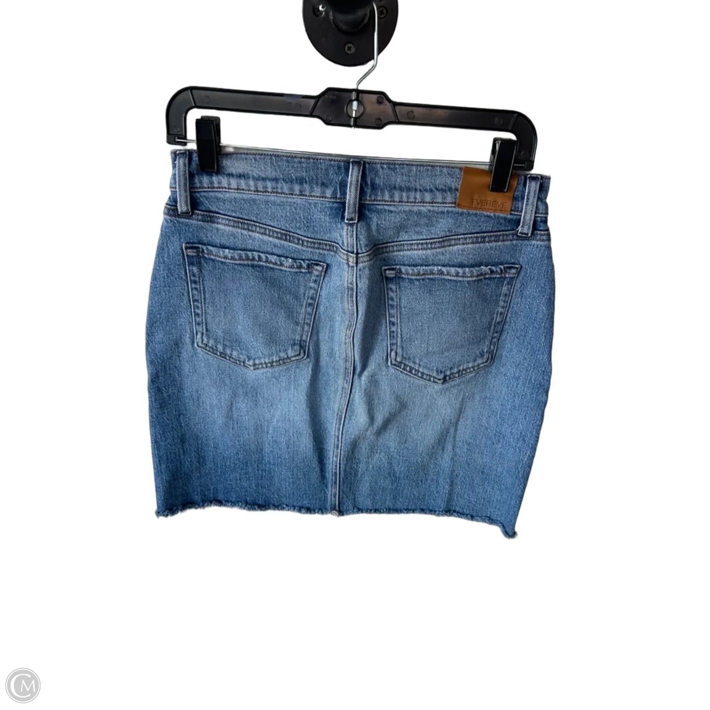 Skirt Mini & Short By Evereve In Blue Denim, Size: 6