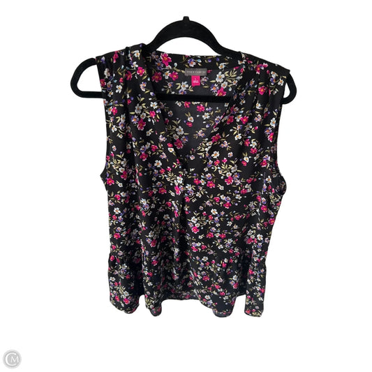 Top Sleeveless By Vince Camuto In Black, Size: L