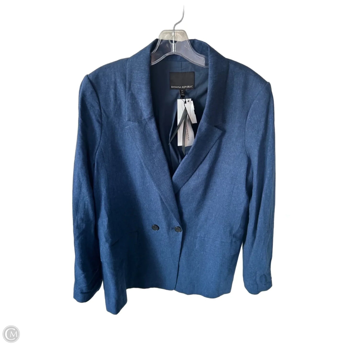 Blazer By Banana Republic In Blue, Size: L