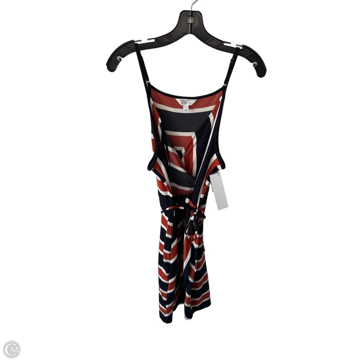 Dress Casual Midi By Market & Spruce In Blue & Orange, Size: Xl
