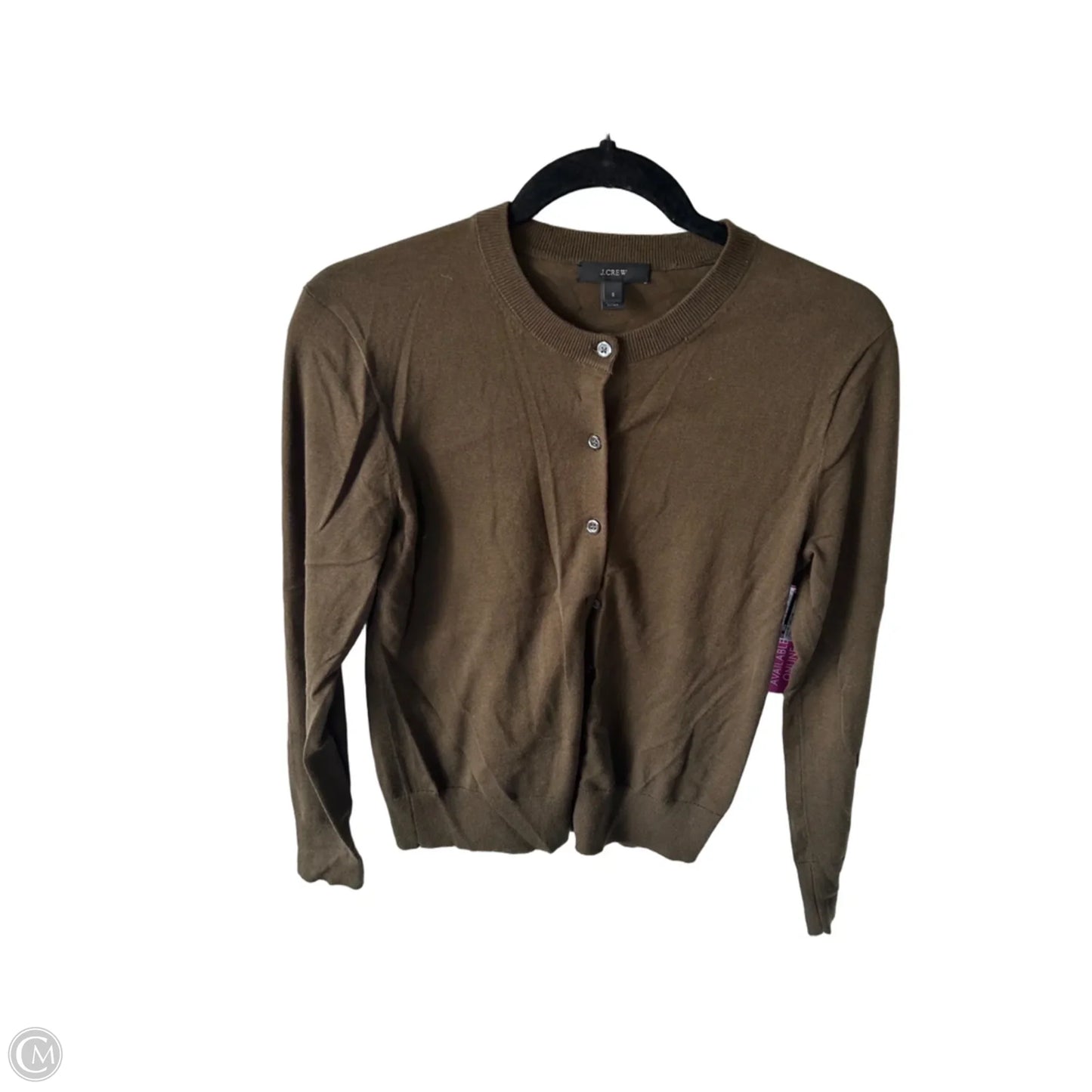 Sweater Cardigan By J. Crew In Green, Size: S