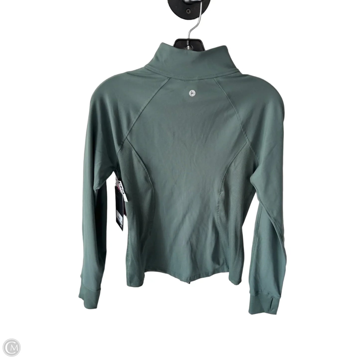 Athletic Jacket By 90 Degrees By Reflex In Green, Size: M